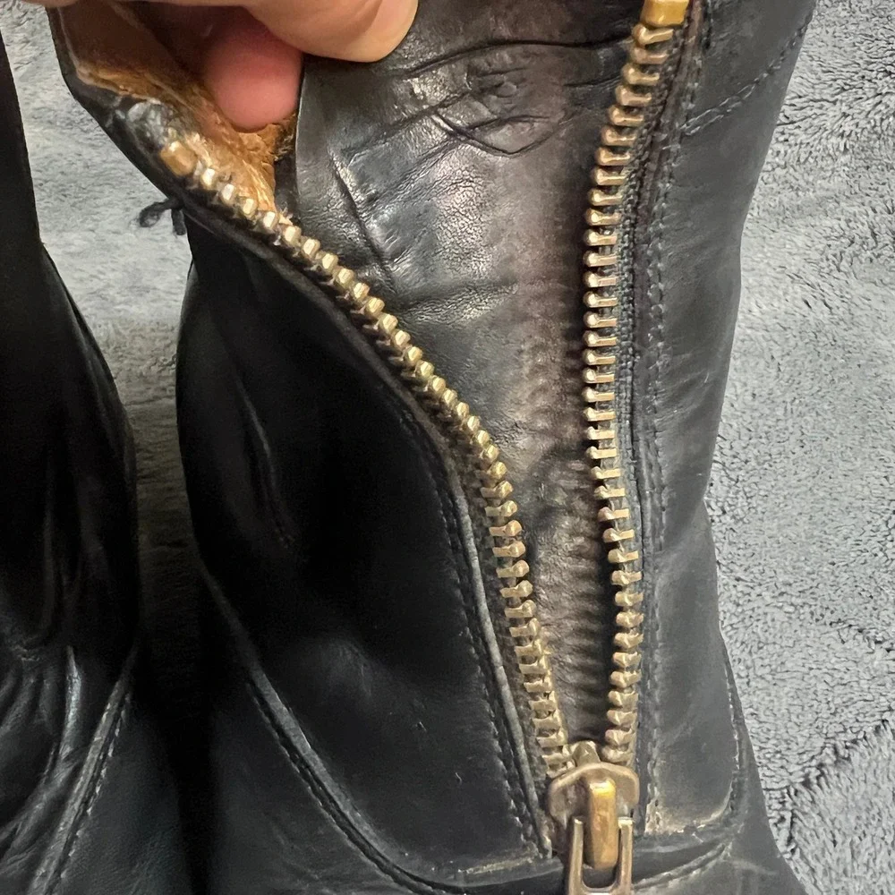 Ariat Cobalt VX Black Leather Front Zip Paddock Riding Boots Womens 9.5B